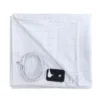 1PC Conductive Silver Fiber Flat Bedsheet with Earthing Cord Antistatic Health Protection Sheet Grounded Improvement Sleep 시트 5