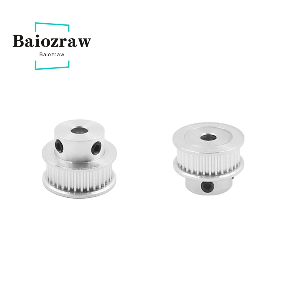

3D Printer Pulley Aluminum Timing Pulley 2GT 32teeth Bore 5/6/6.35/8/10mm Pulley Fit for 2GT Belt Width 6mm 10mm GT2 32T