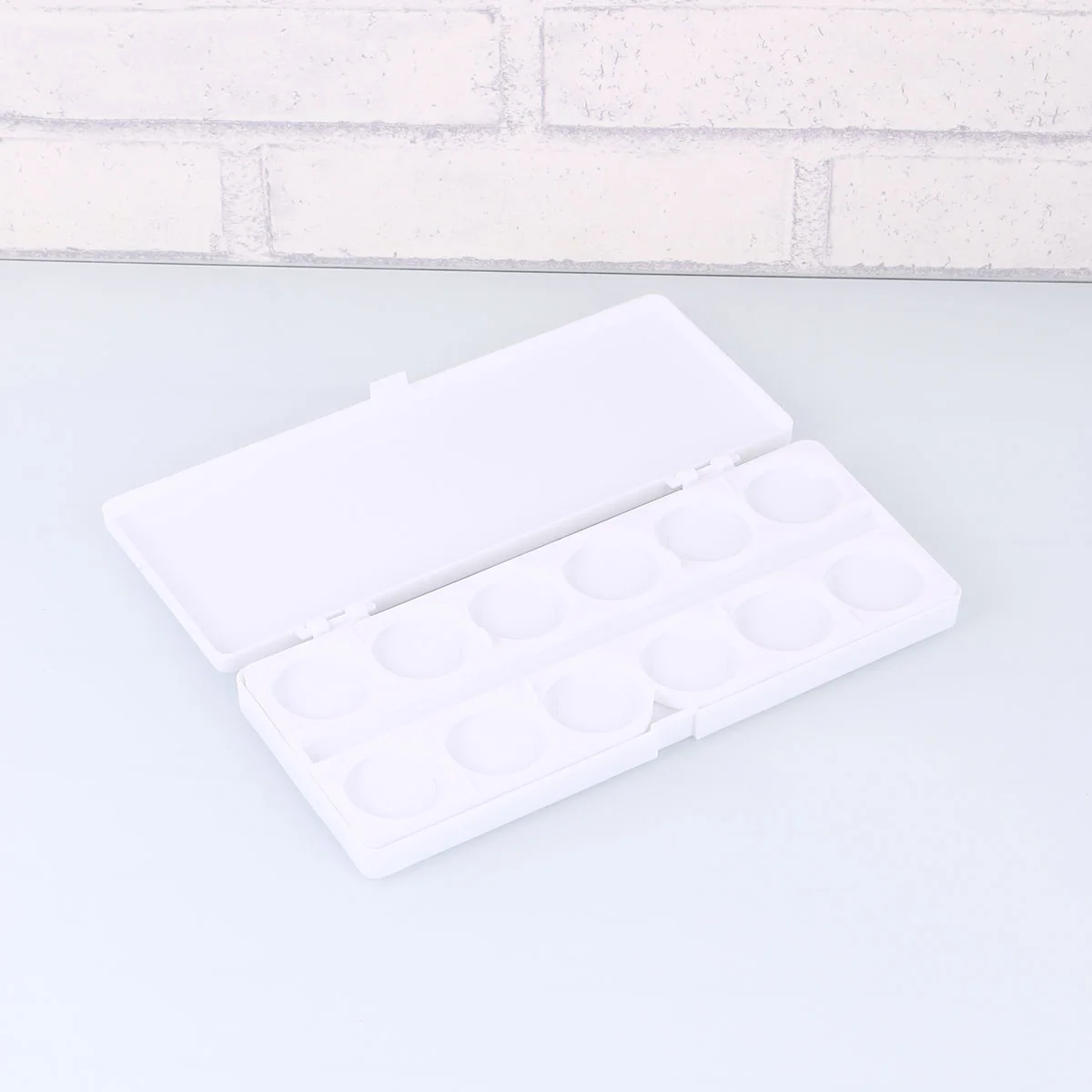 Foldable Paint Box Durable Plastic Palette Painting Tray Color Tray Lightweight Sealing Moisturizing Watercolor Gouache Acrylic