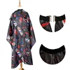 Hairdressing Coth Pattern Cutting Hair Waterproof Cloth Salon Barber Cape Professional Hair Stylist Retro Aprons Haircut Cape 3