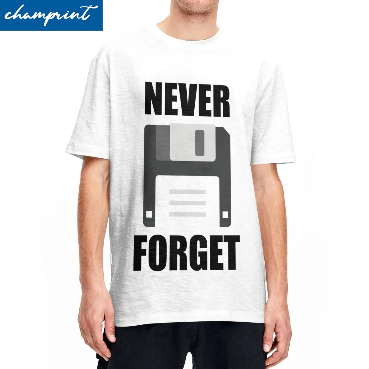 Футболка Мужская/женская с коротким рукавом и круглым вырезом