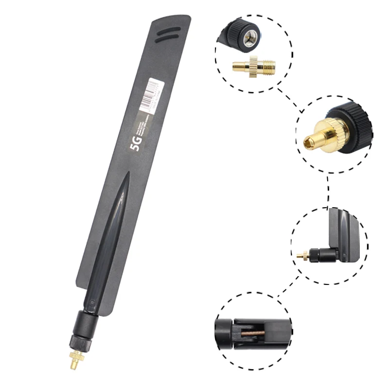 1PCS AZ7795G 고이득 18dBi 5G WiFi 안테나 전방향 외부 라우터 네트워크 장비 TS9용 IoT 풀 밴드 커버리지