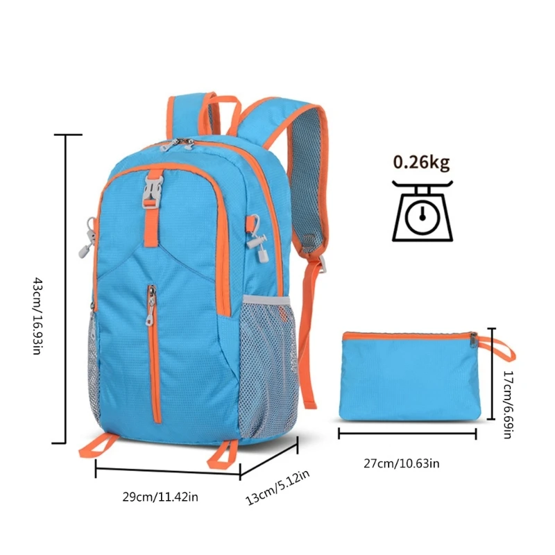 Small Backpack Foldable Backpack School Backpack Hiking Backpack Travel Backpack Casual Daypacks for Outdoor Sports