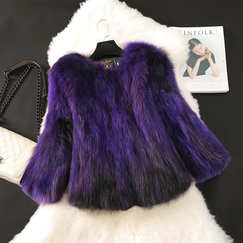 Winter Coat Women Clothes 2024 Real Fur Coat Raccoon Dog Fur Jacket Double-faced Fur Full Pelt Coats Korean Short Slim Fit ZT470