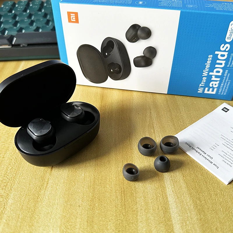 Xiaomi Mi Ture Wireless Earbuds Basic 2 Bluetooth Earphones Headset Touch Control Classical In-Ear Earbuds Gym Sport with Mic