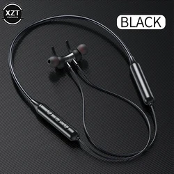 Wireless Bluetooth Earphones - Magnetic Sports Running Headset, Waterproof IPX5, Noise Reduction Earbuds (Black)
