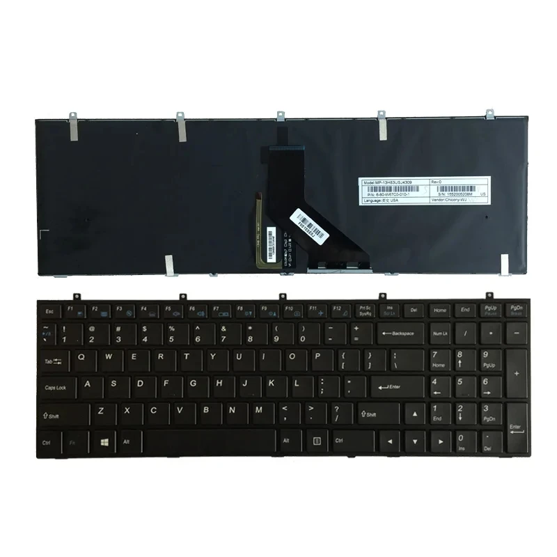 

Клавиатура с подсветкой для ноутбука Clevo Sager NP7359 NP6670 NP6678 NP2670 NP7352 NP7370