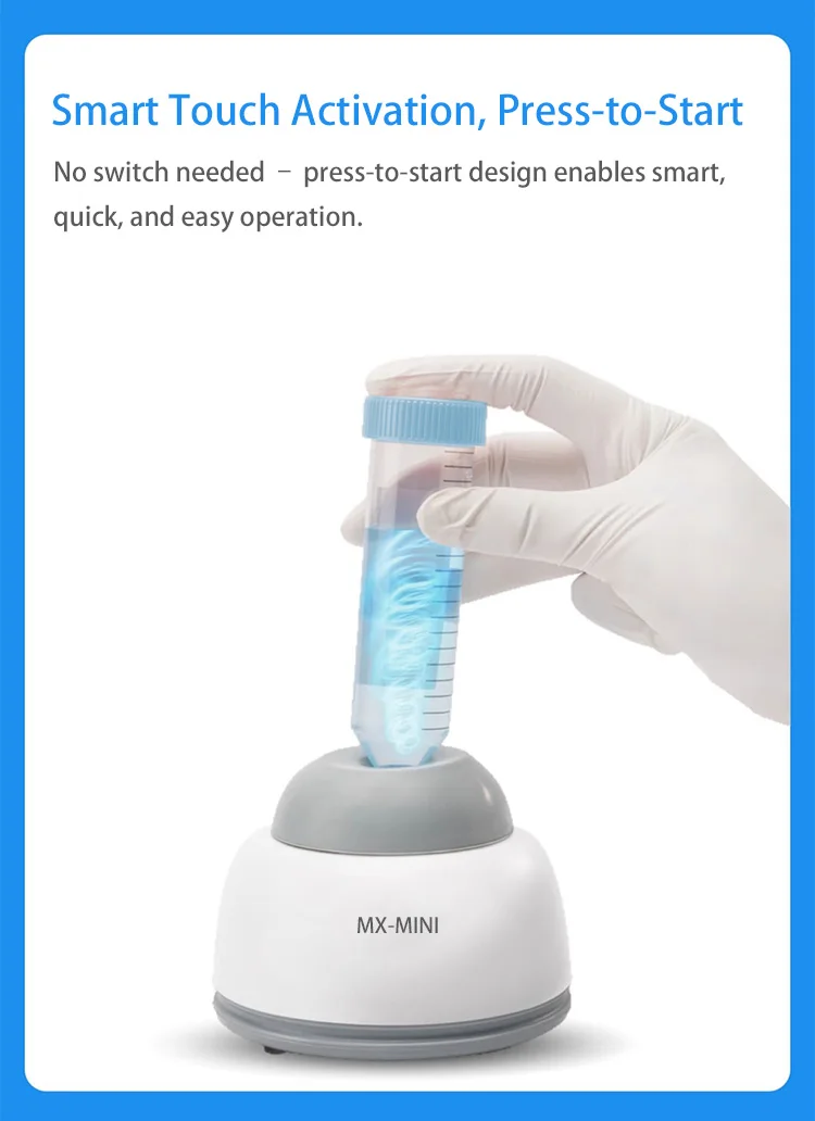 MX-MINI Vortex Mixer Lab Nail Polish Shaker Eyelash Glue Mixer Pigment Vortexer