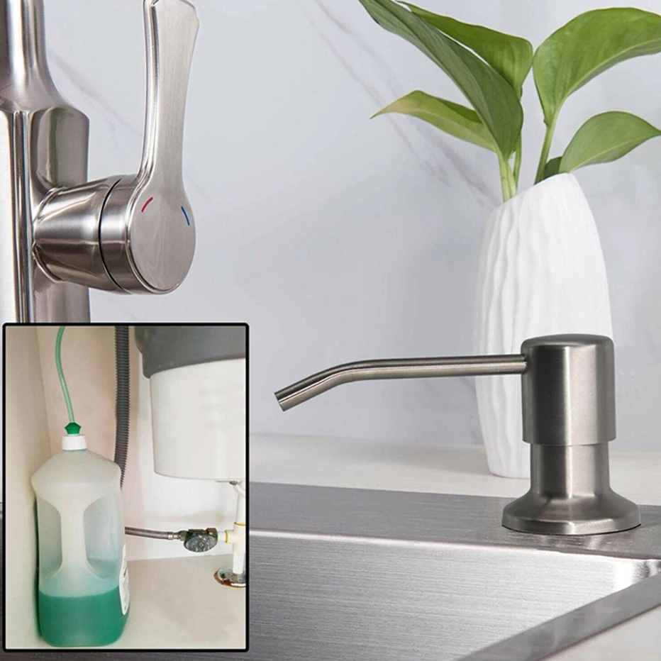 Soap Dispenser Kitchen Liquid Soap Dispenser Pumps Kitchen Bathroom Soap Dispenser Sink Bottle