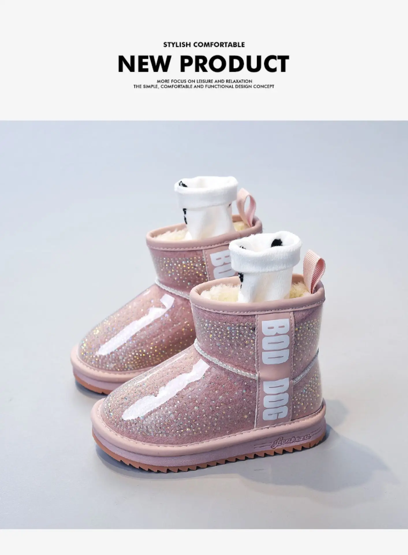 Luxury Designer Kids' Snow Boots