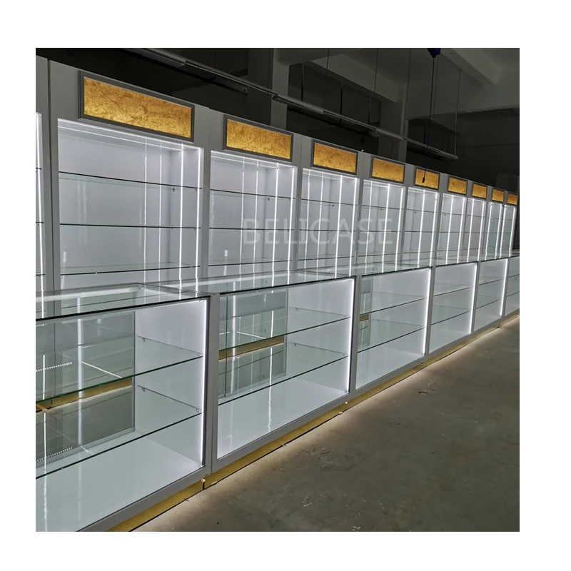 

custom.Modern Luxury Jewellery Showroom Shop Counter Furniture Design Showcase Jewelry Display Cabinet Store Fixture