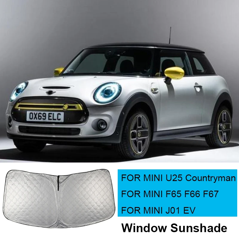 Car Front Window Sunshade Cover Sun Shade for Mini Countryman U25 F65 F66 F67 Cooper S E SE J01 EV 2025 Styling Accessories