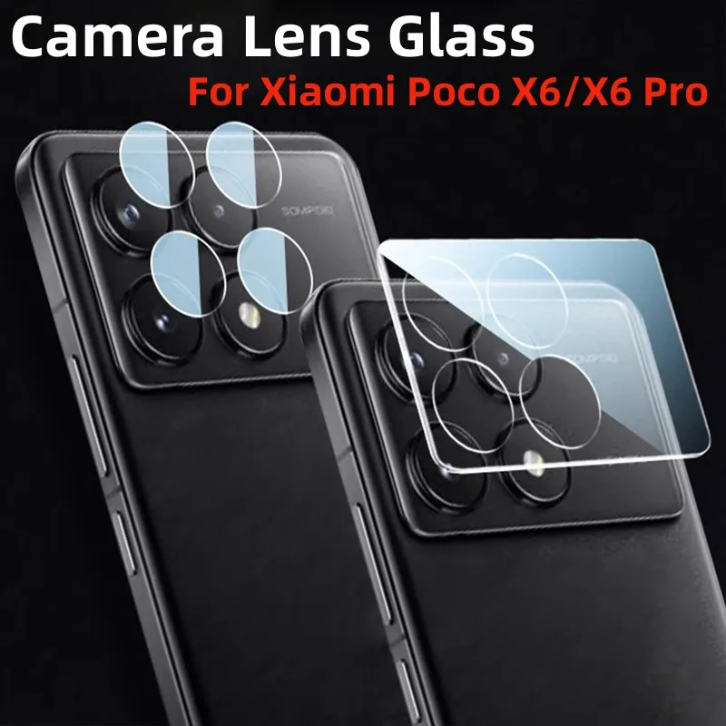 6 Pellicole Protettive Per Xiaomi POCO X6 5G – 3 Vetri Schermo + 3 Protezioni Fotocamera – Durezza 9H, Trasparenti - 2