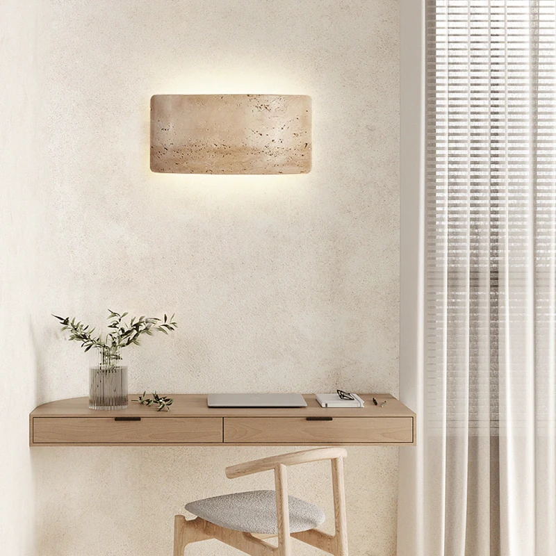 Natural Stone LED Wall Light Atmosphere Sconce For Bedroom Kitchen Stairs Aisle Minimalist Lamp