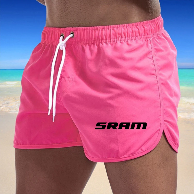 

Мужские спортивные пляжные модные шорты, лето 2024, модные брендовые легкие свободные спортивные шорты