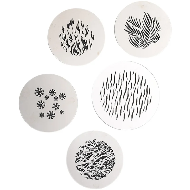 Gobos de Aço Feitos sob Encomenda Al16 Ot1pro Spotlight Padrão Insere a Luz Principal Movente Gobo 22 24 25 27 37.5 mm Personalizado 54 58 66 78 86 mm - Image 5