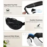 Beboncool Comfort Head Strap for Meta 2/3/3S–Precision-Adjustable Upgrade Headset Strap for VR with Flip Visor & Washable Design - Image 4