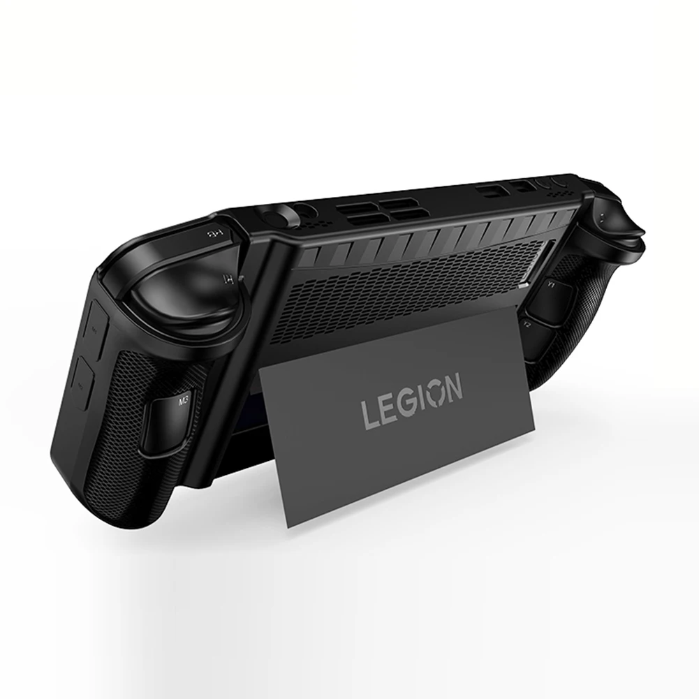 TPU 케이스 충격 방지 보호 케이스, 스탠드 포함, 낙하 방지, 부드러운 보호 슬리브, Lenovo Legion GO 게임 액세서리