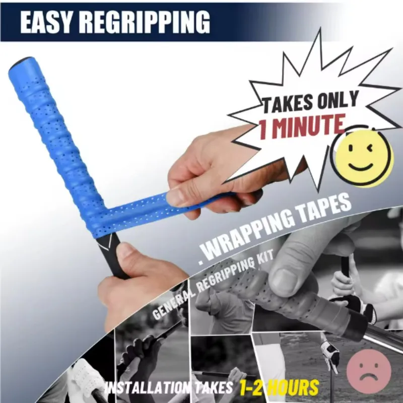 Premium Non-Slip Sweatproof Golf Grip Tape - Quick Replacement Solution