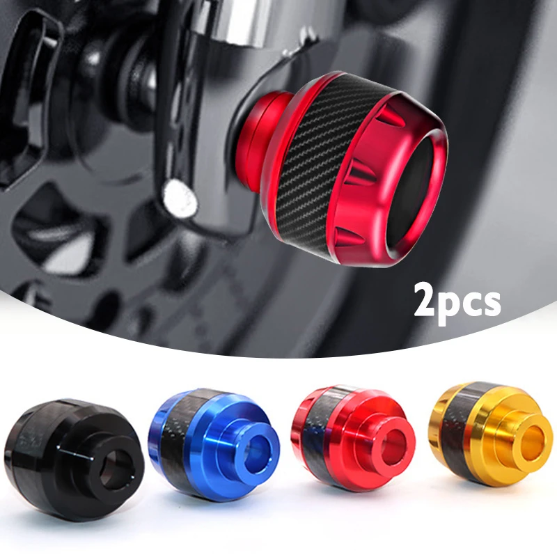 

2Pcs Universal Motorcycle Wheel Protection Crash Pad Motorbike Crash Protectors Alloy Motocross Falling Front Fork Slider Cups