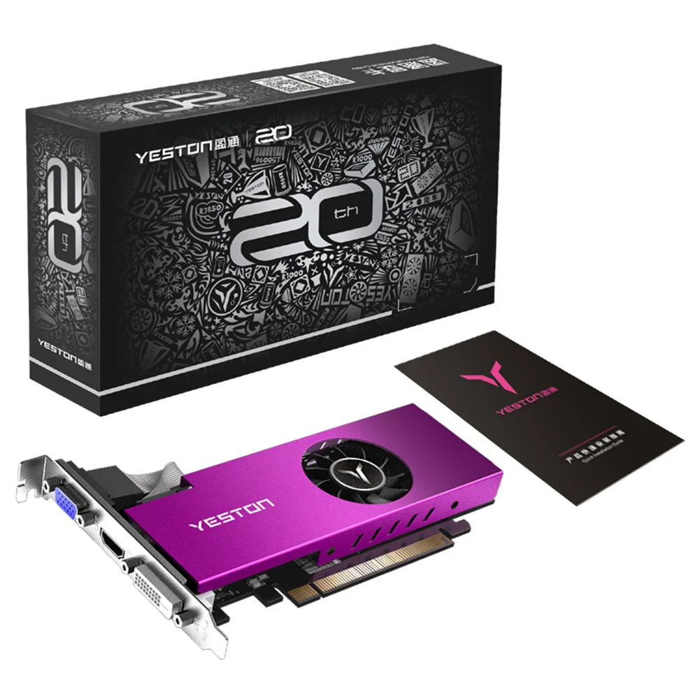 Yeston Rx5504g D5 Lp Graphics Card 4gb Memory Gddr5 128bit 6000mhz Gaming Desktop Computer Pc