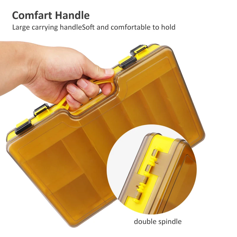 Fishing Boxes Double sided Large Tackle Box for Spinners Lure