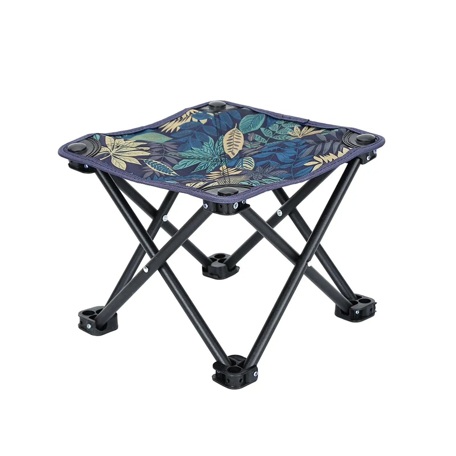 실용적인 접이식 스툴, 미끄럼 방지 접이식 캠핑 스툴 의자, 마당 야외 바베큐 발코니 해변용 좌석, 150kg 하중 베어링