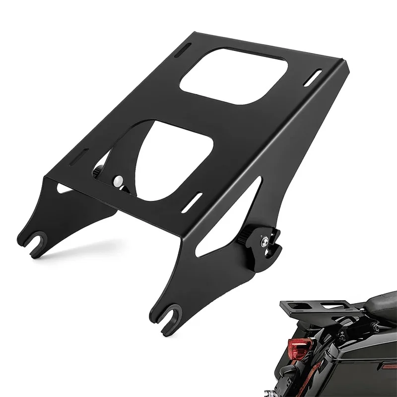 

Suitable for Harley Road King Traveler Street Gliding New Rear Shelf Modification Tail Rack Quick Release Luggage Rack 14-22