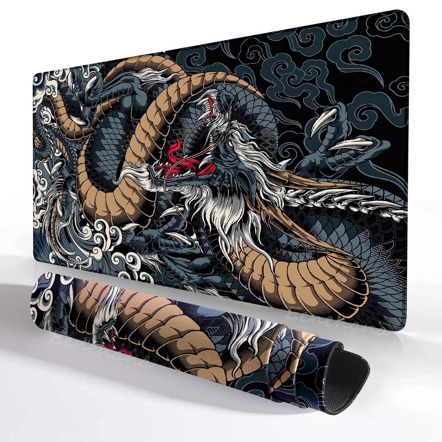 Japanese Dragon Large Gaming Mousepad XXL Keyboard Gamer Mouse Pad on The Table Speed Desk Mat Anime 900x400 700X300 Mouse Mats gaming mousepad mouse pad computer desk mat