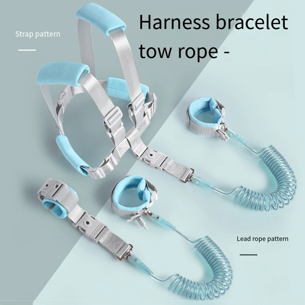 Children's anti-lost lead rope strap bracelet 2-in-1 anti-lost artifact anti-wandering anti-running children rope