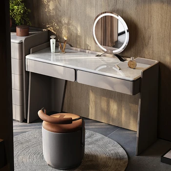 유럽 소녀 라이트 메이크업 드레싱 테이블 서랍 침실 미니 토카도르, 럭셔리 드레싱 테이블 가구