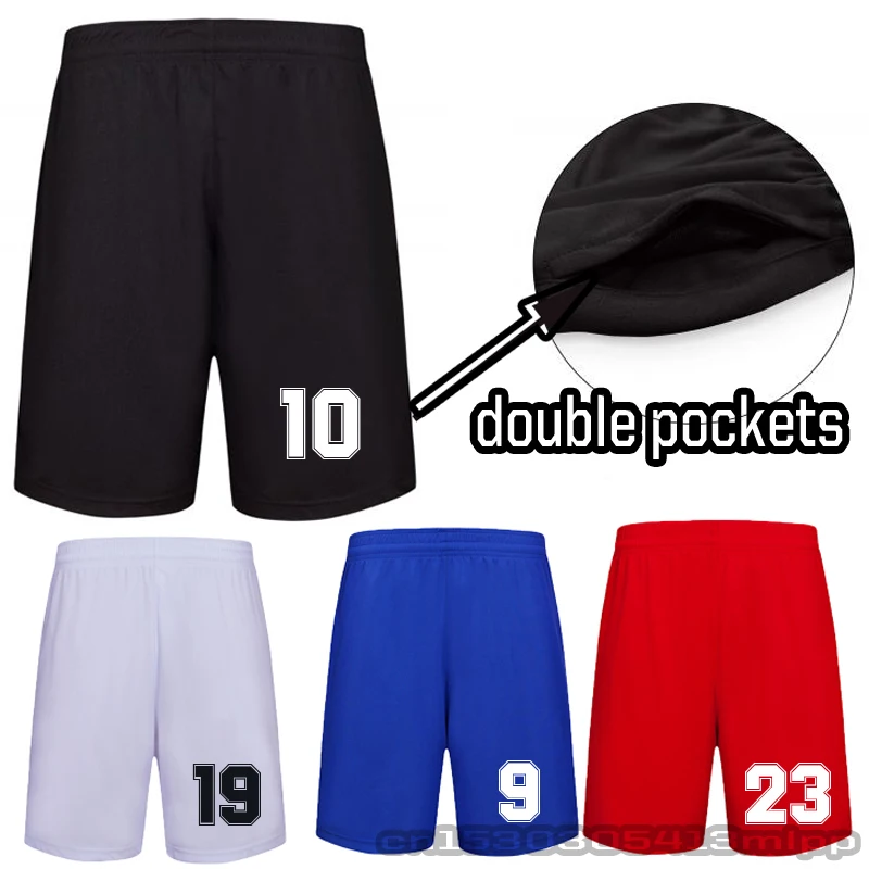 

Custom Kids Sport Shorts Football Training Shorts Men Kits Soccer Uniform Boy Running Basketball Solid Color Loose Beach Shorts