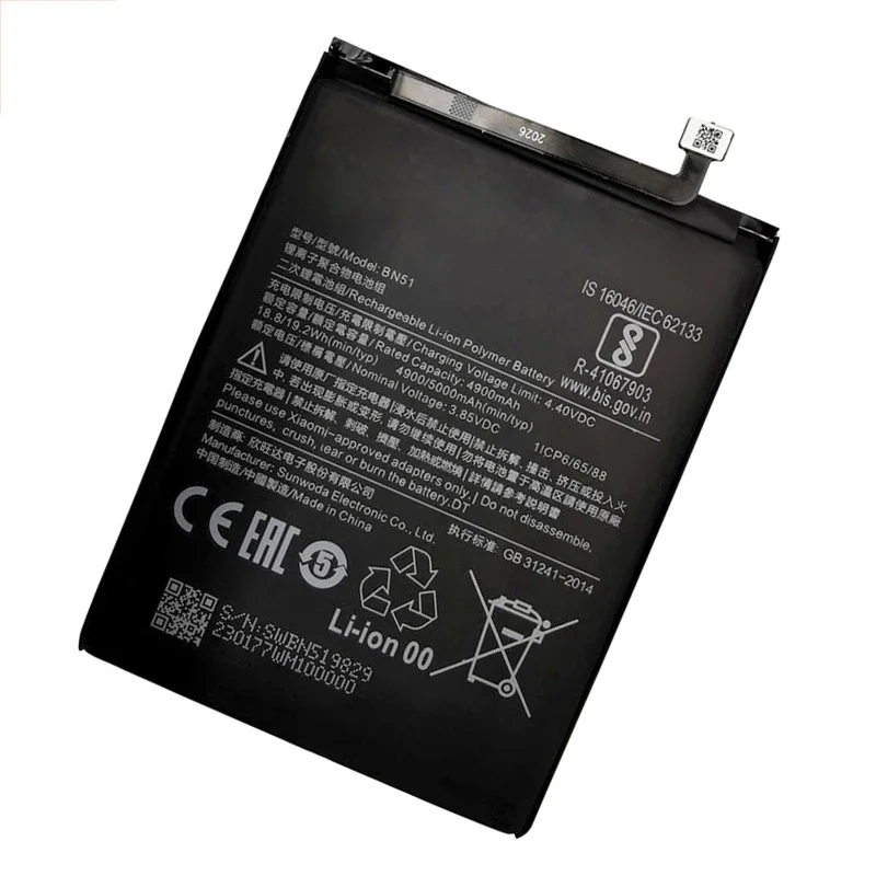 Batterie Remplacement Pour Xiaomi Redmi 8 / 8A - BN51 5000 MAh - Kit Tournevis Inclus - 0 Cycle - 2