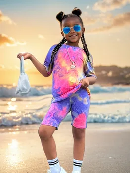Girls Tie-Dye Sports Set 1