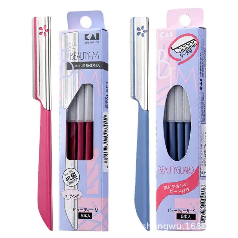 Five Pieces Of Decorative Eyebrow Knife Unisex Makeup Tool Anti-scratch Beginner Safe Type Manual Eyebrow Scraper eyebrow trimmer set eyebrow trimmer eyebrow razor set eyebrow razor eyebrow scissors hair remover eyebrow trimmer blade eyebrow scraper