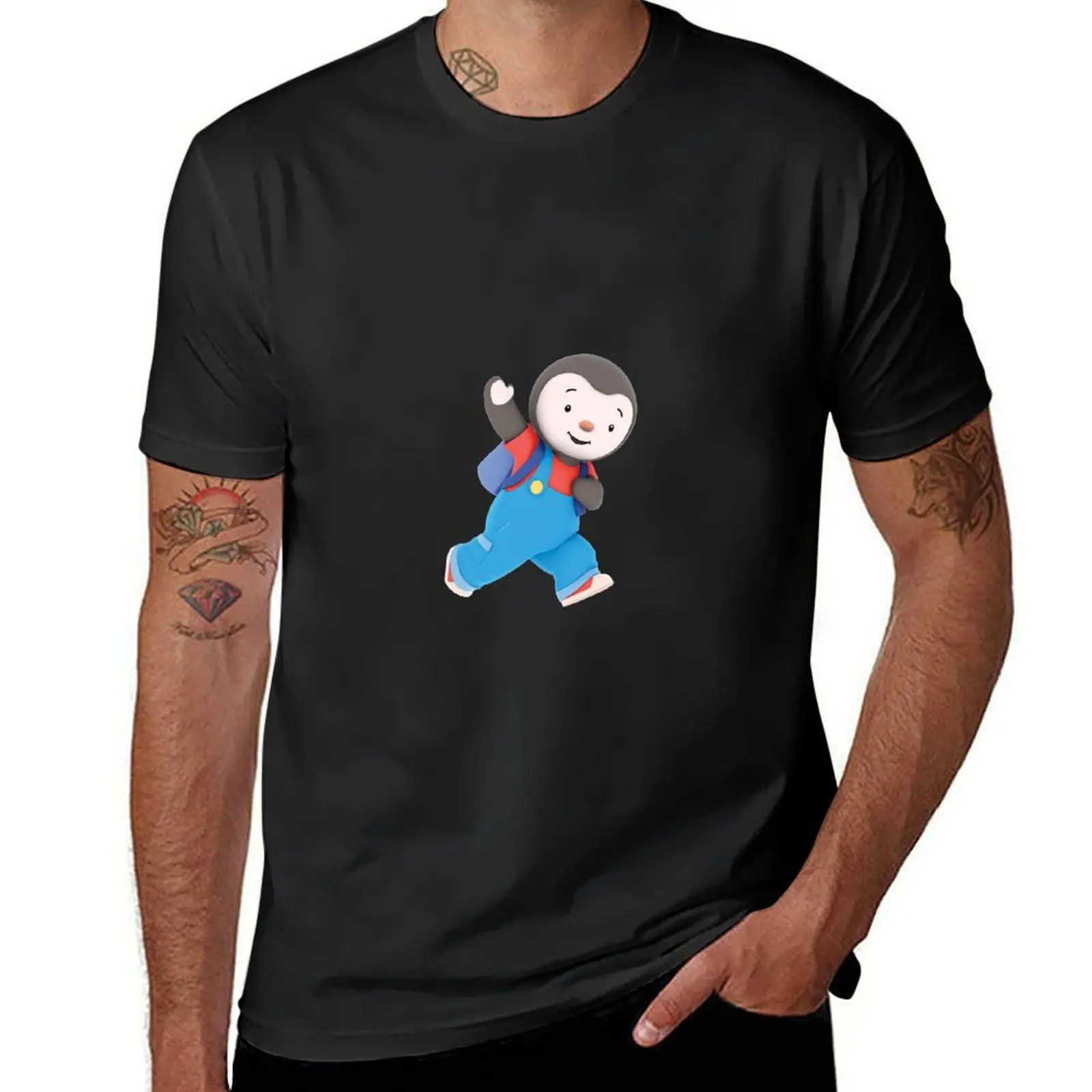

tchoupi drawing child kids T-Shirt summer clothes boys whites Aesthetic clothing aesthetic clothes mens graphic t-shirts anime