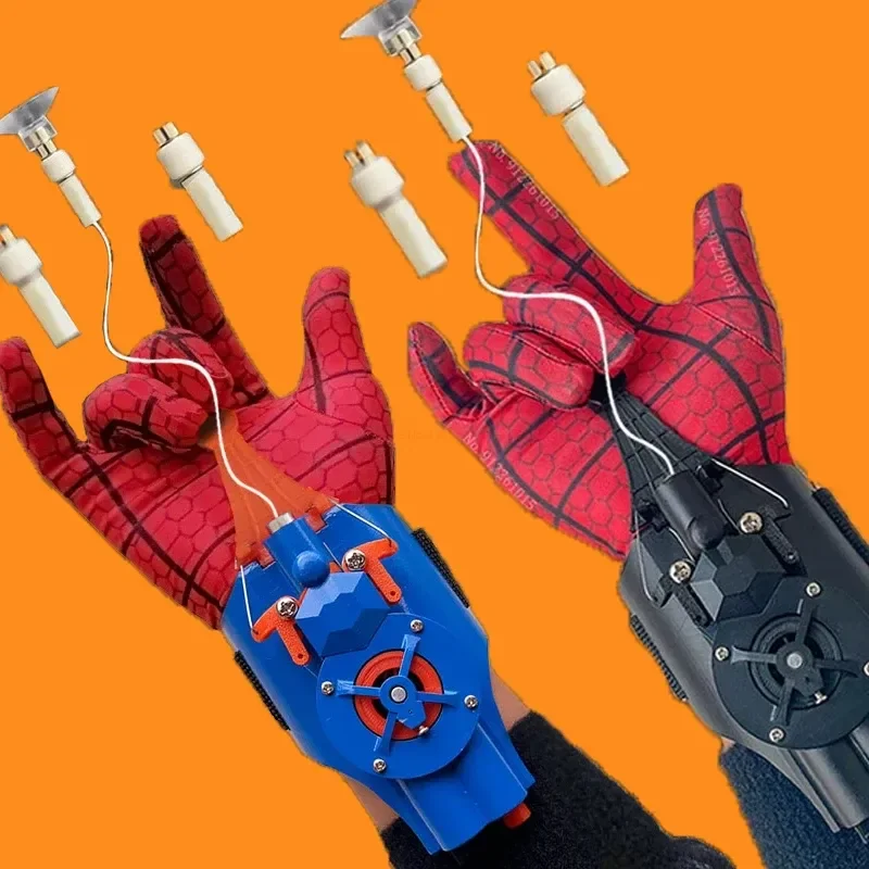 

Anime Spiderman Figure Web Shooters Wrist Launcher Device Kids Toys Cosplay Accessories Props Spider-line Gift For Children