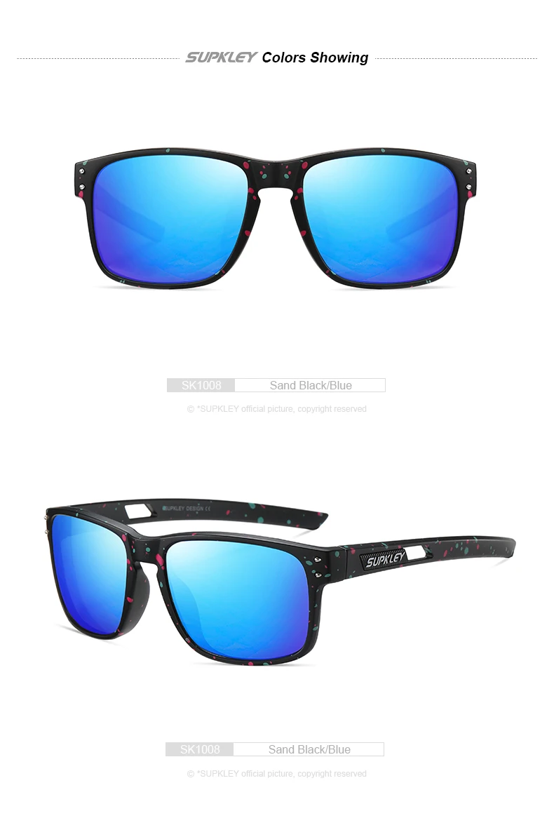 Supkley original design sport sonnenbrille für männer frauen polarisiert bequeme uv400 sonnenbrille brillen zubehör wandern reiten – Detail 11