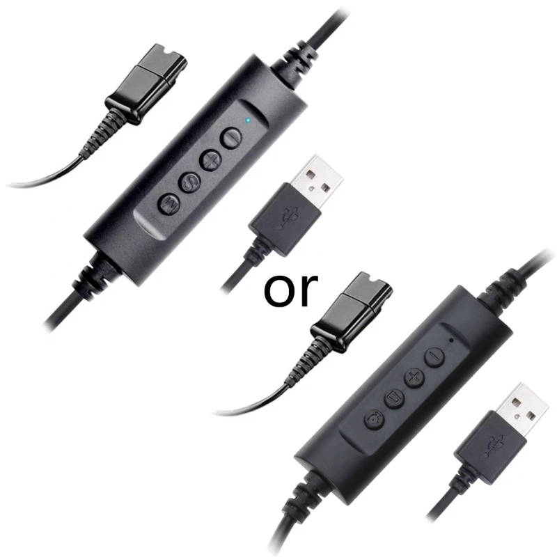 

Прочный быстроразъемный кабель гарнитуры к адаптеру USB-разъемов Plug-and-Play Кабель гарнитуры USB-QD для профессионалов