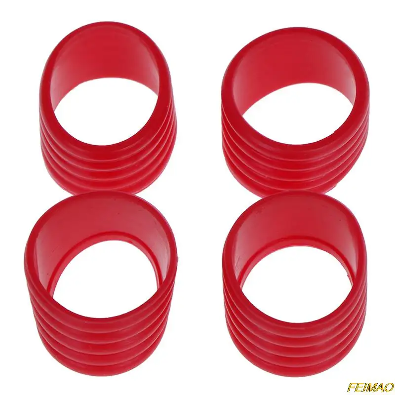 Description Picture 5 of itemHigh Quality 1/4 Pcs Silicone Tennis Racket Grip Ring Handle Closure Rubber Ring 5 Colors