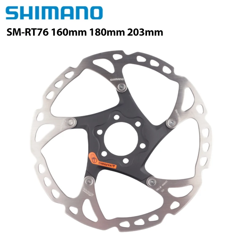 SHIMANO SM-RT76 ディスクブレーキローター 180mm シマノ DEORE SM-RT76 ディスクブレーキローター 160 ミリメートル 180