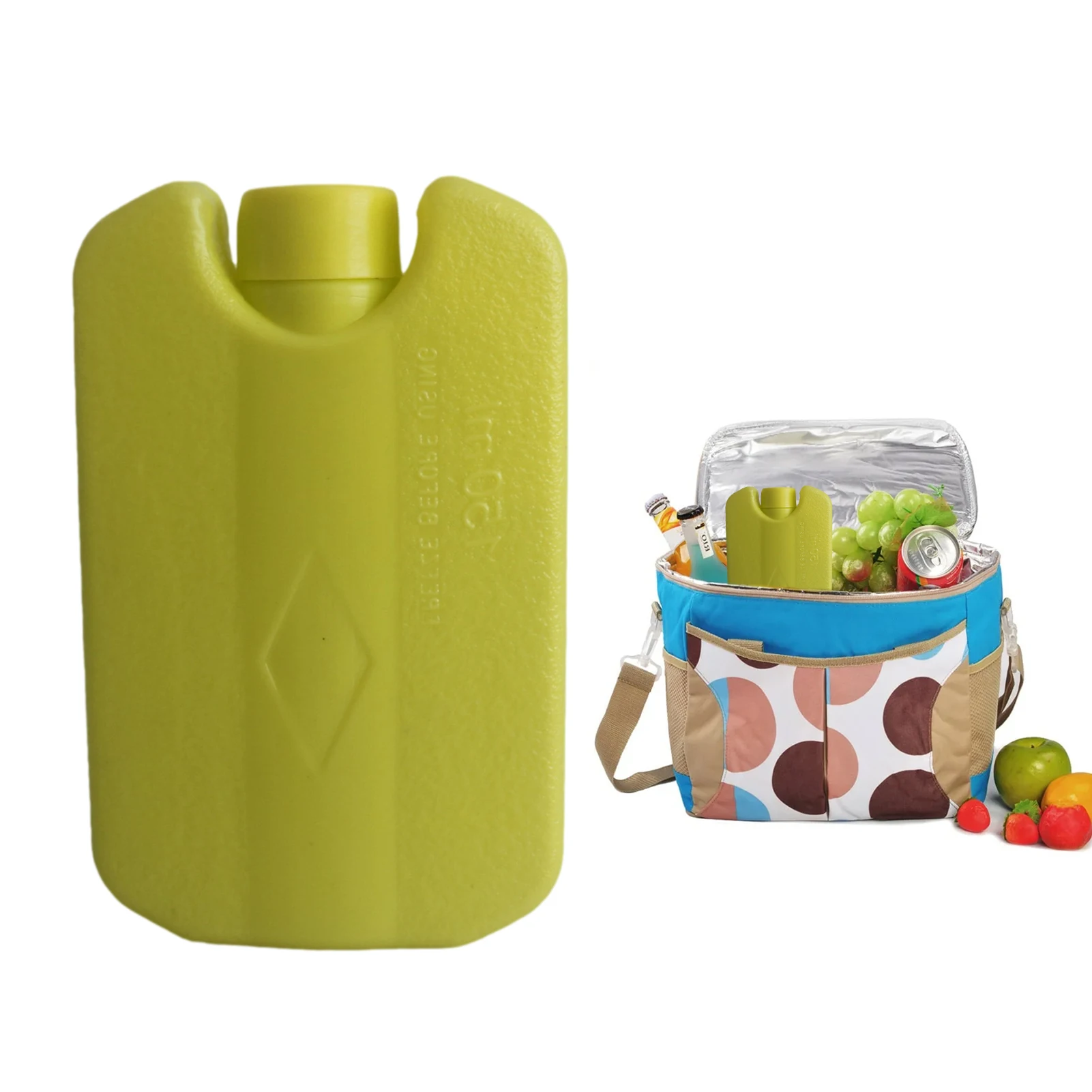 Cold Ice Pack Brick Reusable Long Lasting Cool Slim Thin Freezer Pack  Cooler for Lunch Boxes Bag