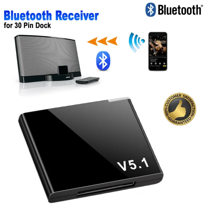 Wireless Bluetooth Music Audio Receiver Adapter Dock