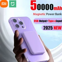 Xiaomi 50000mAh Wireless Magnetic Power Bank Super Fast Charging Portable Battery Charger For iPhone Huawei Samsung 2025 1