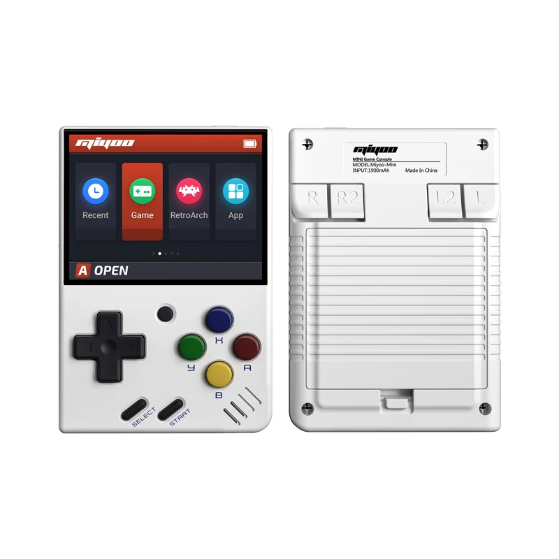 NEW Black Transparent MIYOO MINI V3 Retro Game Console 2.8 inch IPS HD Screen Portable Video Game Console Child Gift