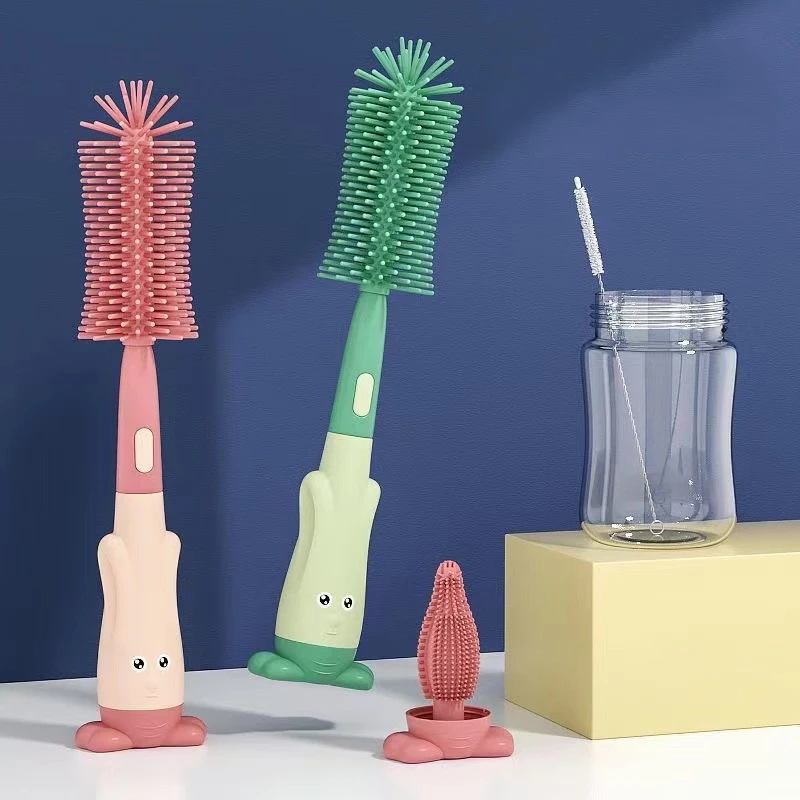 Bottle Brush Bottle Cleaning Brush Cleaning Brush Cleaning Brush Set Pacifier Bottle Brush Set Baby Cleaning Set Silicone Cup Brush