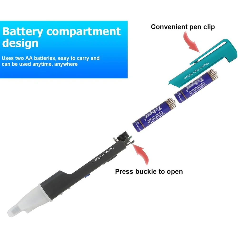 자동차 점화 코일 테스터 MST-101 LED 표시등이 있는 자동 스파크 전자 결함 감지기 점화 전자기 테스트