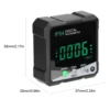 IP54 490° Digital Inclinometer Precision Measurement with Backlight Magnetic Protractor Inclinometer 6