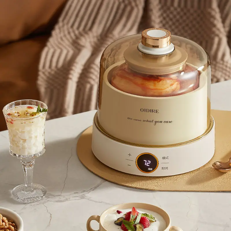 OIDIRE Professional Homemade Electric Ice Cream Yogurt Makers Fully Automatic Small Mini 1L Yogurt Maker Home Machine