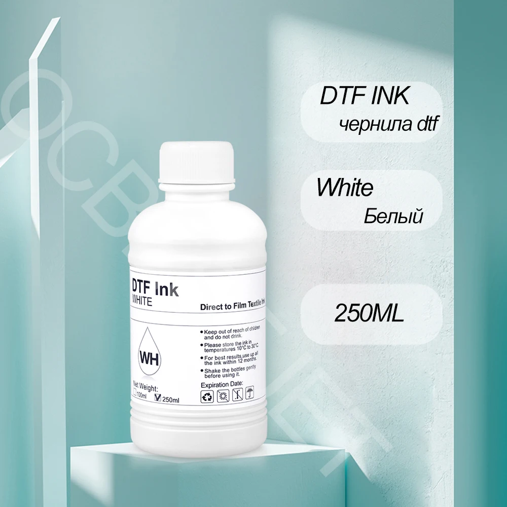 DTF Ink Ordinary Quality 250ml PET Film Transfer Ink For Epson I3200 L1800 1390 L800 PET Film Printing And Transfer